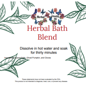 EUCALYPTUS HERBAL BATH SALTS 8 OZ