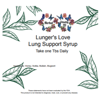 LUNG SUPPORT SYRUP 16 OZ