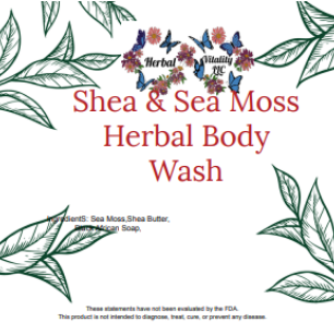 SEAMOSS & SHEA BODYWASH 16 OZ